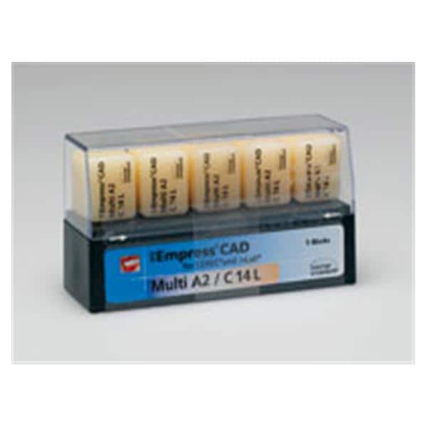 IPS Empress CAD Multi Milling Blocks Multi-Chromatic C14L A1 For CEREC 5/Bx