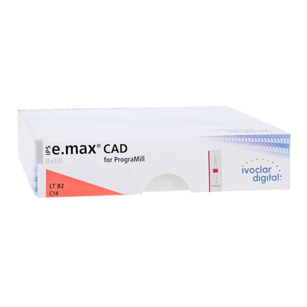 IPS e.max CAD LT Milling Blocks Low Translucency C14 B2 For PrograMill 5/Bx