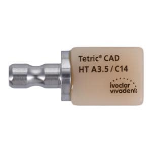 Tetric CAD HT Milling Blocks High Translucency C14 A3.5 For CEREC 5/Pk