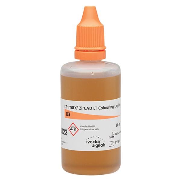 IPS e.max ZirCAD LT Shade Liquid Shade D3 60 mL Ea