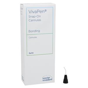VivaPen Snap-On Cannulas Black 8 Gauge 100/Pk