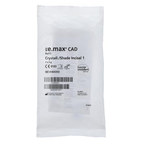 IPS e.max CAD Shade Shade i1 Refill 3gm/Ea