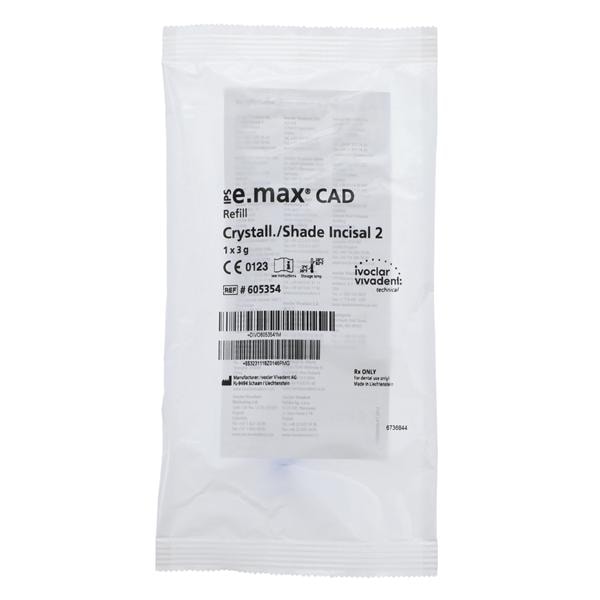 IPS e.max CAD Crystall Shade Shade i2 Refill 3gm/Ea