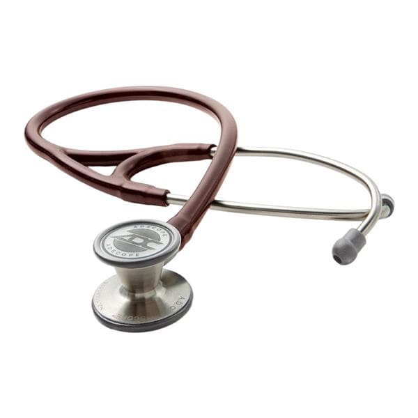 Adscope 601 Cardiology Stethoscope Burgundy PVC Tubing Ea