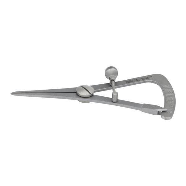 Castroviejo Caliper 3-1/4" Stainless Steel Ea