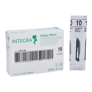 Stainless Steel Sterile Surgical Blade #10 Disposable 100/Bx