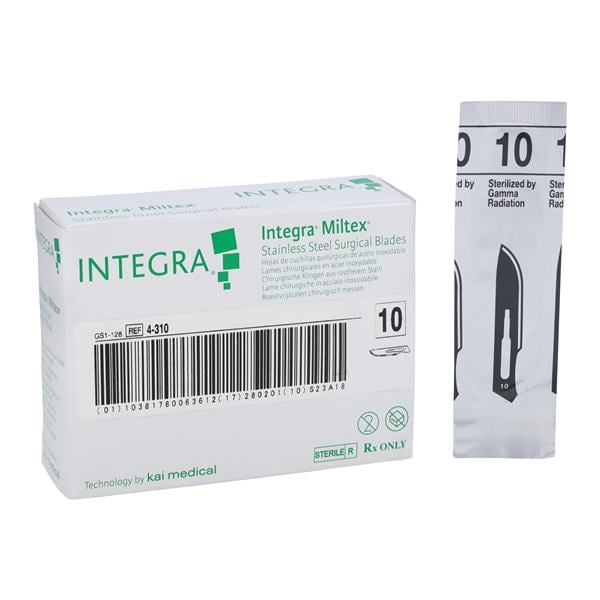 Stainless Steel Sterile Surgical Blade #10 Disposable 100/Bx