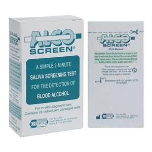 Alco-Screen Alcohol Test Kit Moderately Complex 24/Bx, 12 BX/CA