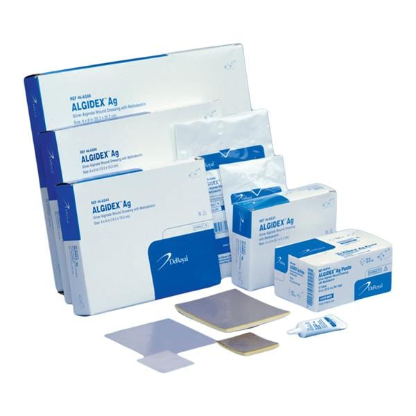Algidex Ag Alginate/Silver Wound Dressing 4x4" LF