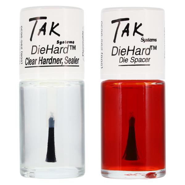 Die Hard Kit Spacer/Hardener Clear/Red 1oz/Bt