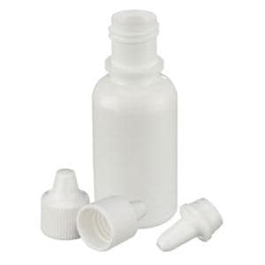 Wheaton Dropping Bottle LDPE White 15mL 144/Ca