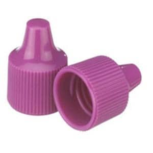 Wheaton Dropper Tip Cap Polypropylene Purple 100/Ca