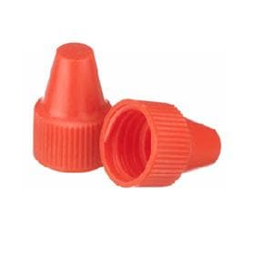 Wheaton Dropper Tip Cap Polypropylene Orange 100/Ca