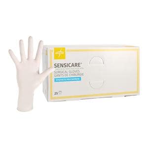 SensiCare PI Polyisoprene Surgical Gloves 6 White 25Pr/Bx