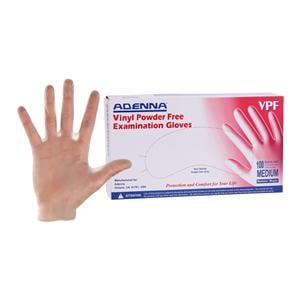 VPF Vinyl Exam Gloves Medium Clear Non-Sterile