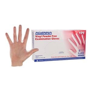 VPF Vinyl Exam Gloves X-Large Clear Non-Sterile