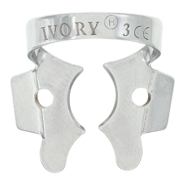 Ivory Rubber Dam Clamp Winged Size 3 Ea
