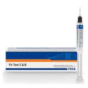 Fit Test C & B High Spot Indicator Quick Mix Pst Sil Syr Rfl Blu 5 mL 5mL/Ea