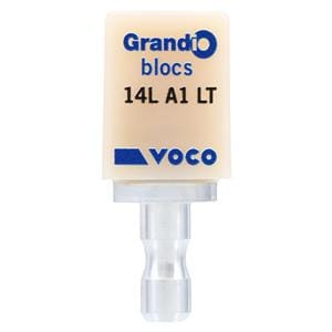 Grandio blocs LT Milling Blocks Low Translucency 14L A1 For CEREC 5/Pk