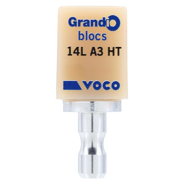Grandio blocs HT Milling Blocks High Translucency 14L A3 For CEREC 5/Pk