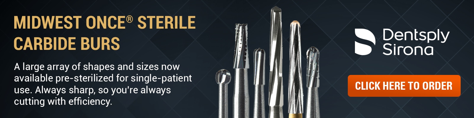 Midwest Once® Sterile Carbide Burs – Dentsply Sirona