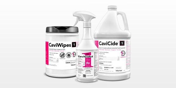 CaviWipes1&trade; Disinfecting Wipes & CaviCide1&trade; Disinfecting Liquid
