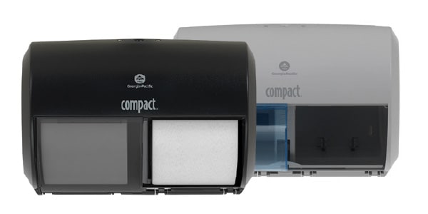 Compact® 2-Roll Coreless High-Capacity Toilet Paper Dispensers