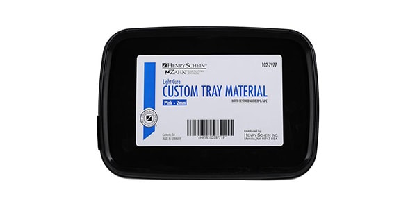 Light Cure Pink Custom Tray Material, 2 mm, Box of 50