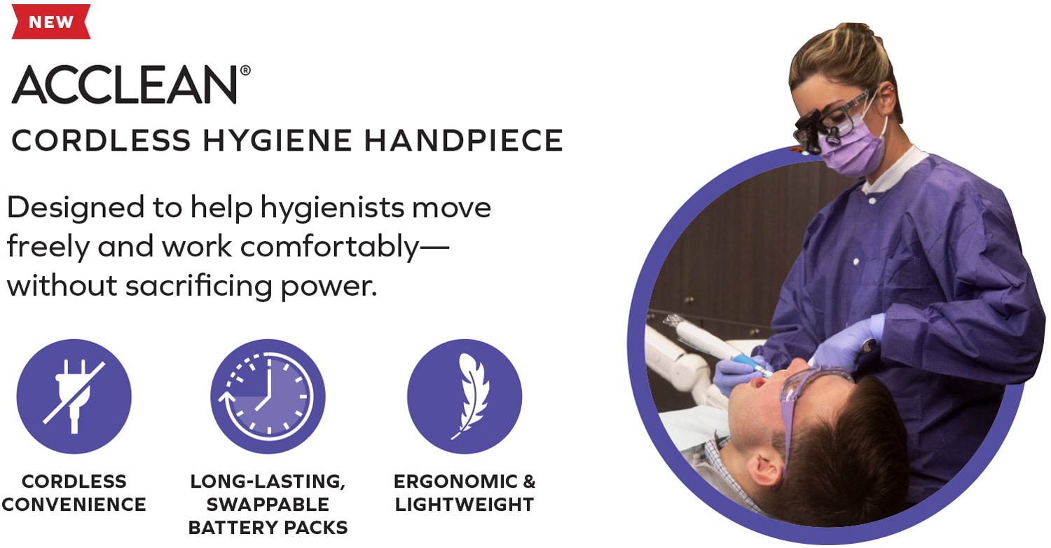 ACCLEAN Cordless Hygiene Handpiece
