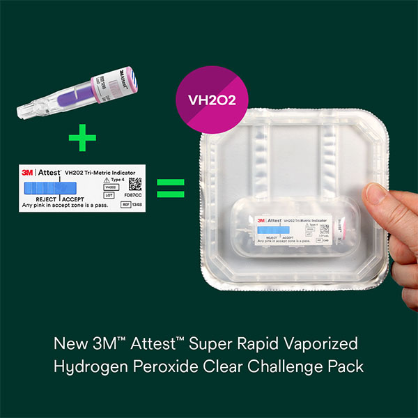 3M™ Attest™ Super Rapid Vaporized Hydrogen Peroxide Clear Challenge Pack – Henry Schein Medical