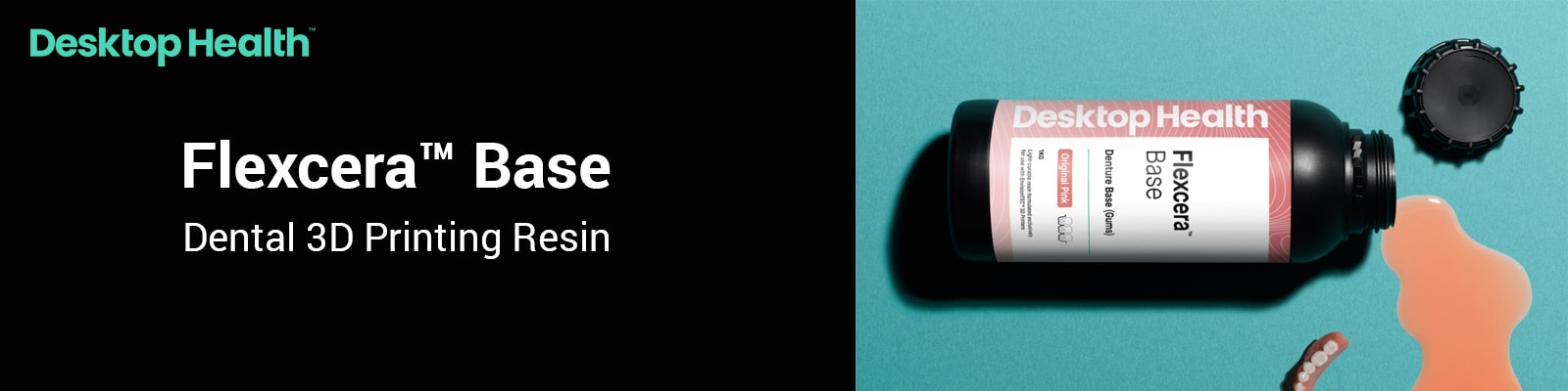 Resina de impresi&oacute;n dental en 3D de Flexcera&trade; - Flexcera&trade; Base