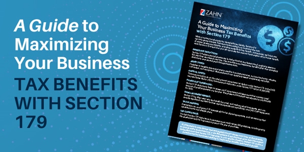 A Guide to Maximizing Your Business - Tax Benefits With Section 179